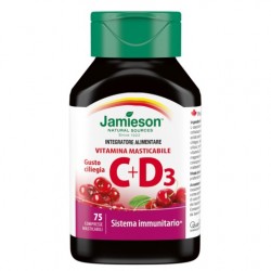 Vitamina C + D3 masticabile ciliegia